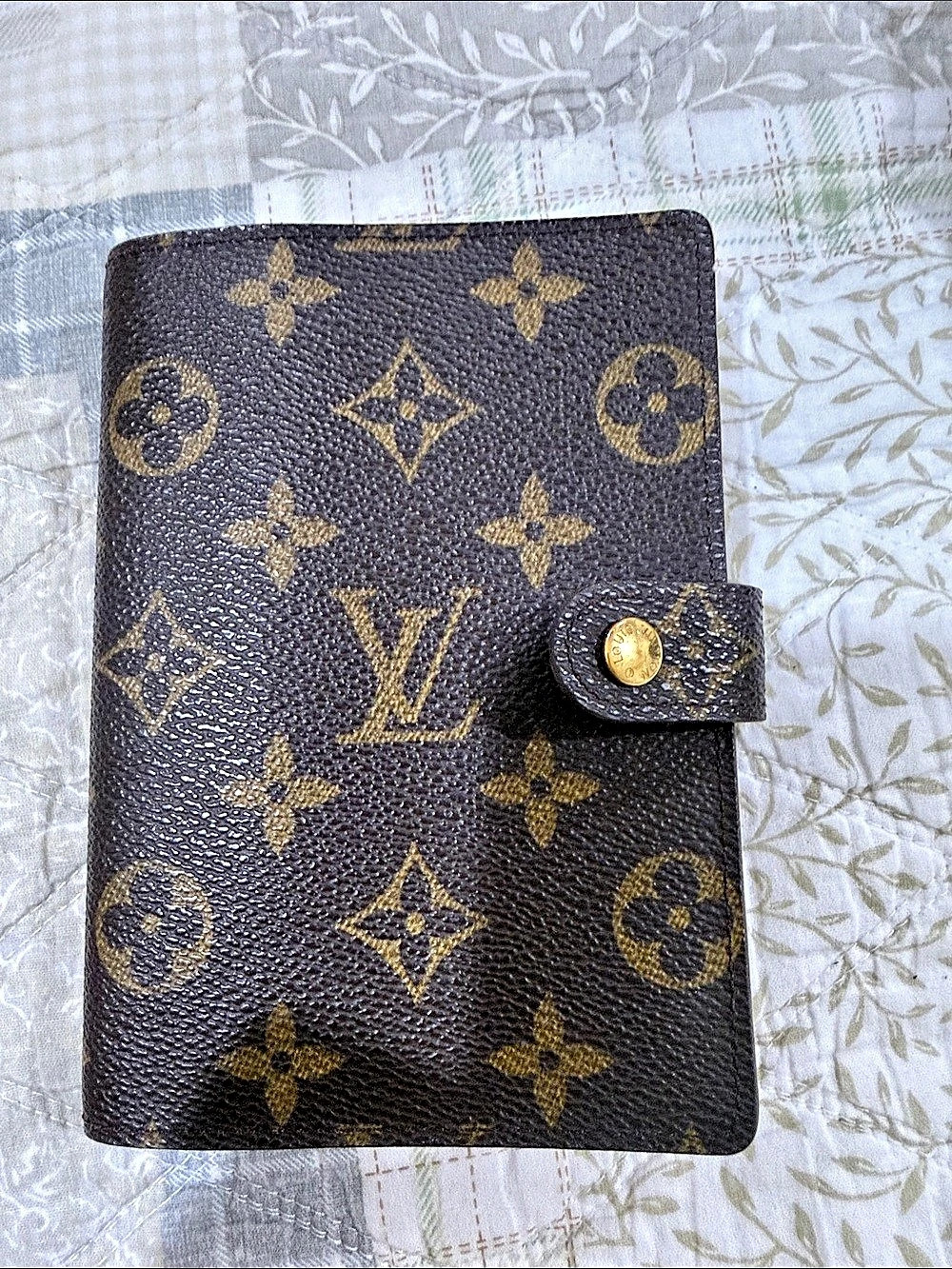 Louis Vuitton Monogram Agenda PM Ring Agenda Cover Brown